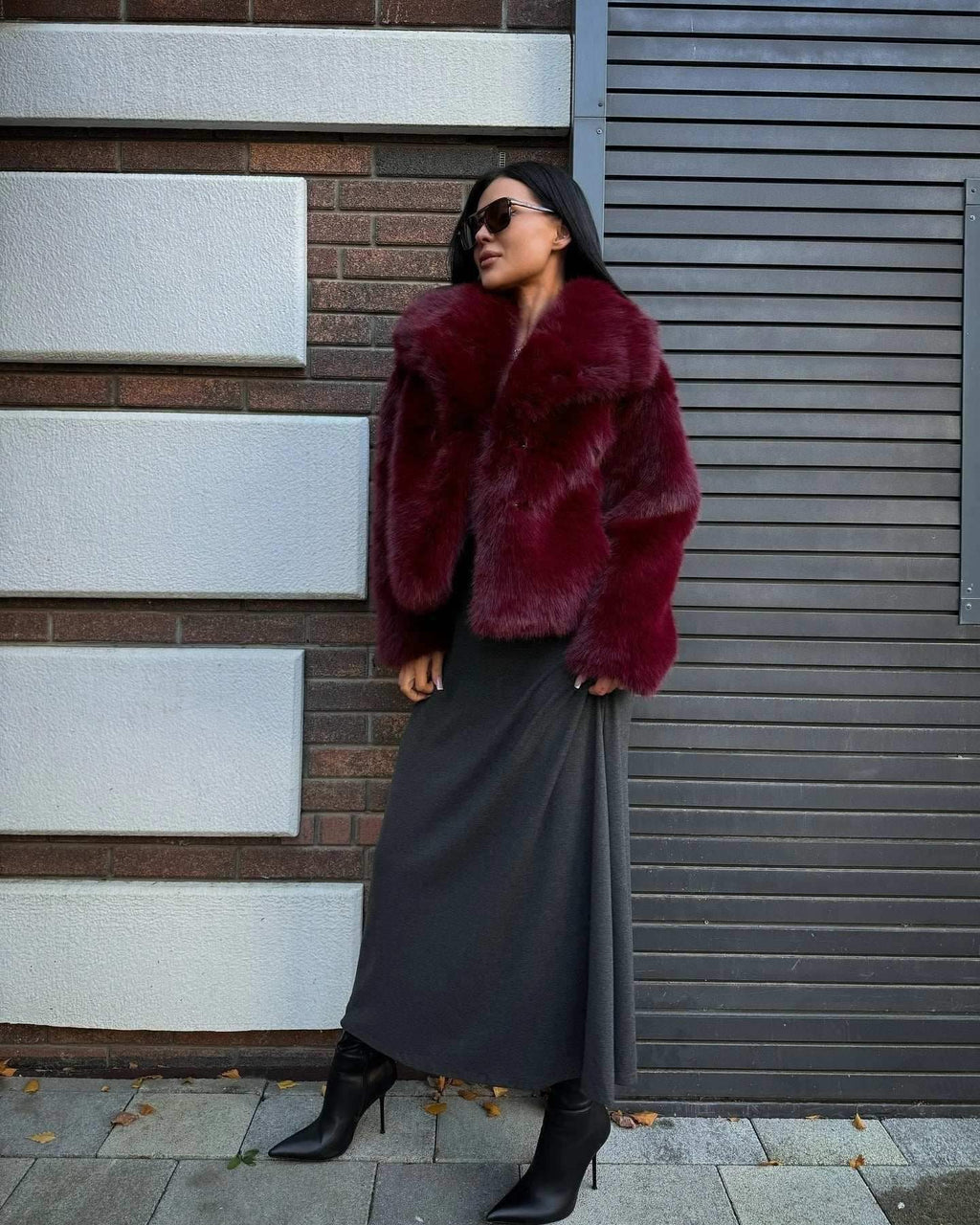 Casaco Sabrina com Textura Felpuda