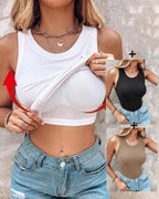 Regata com Sutiã Embutido - [Compre 1 Leve 3] + Brinde Exclusivo!