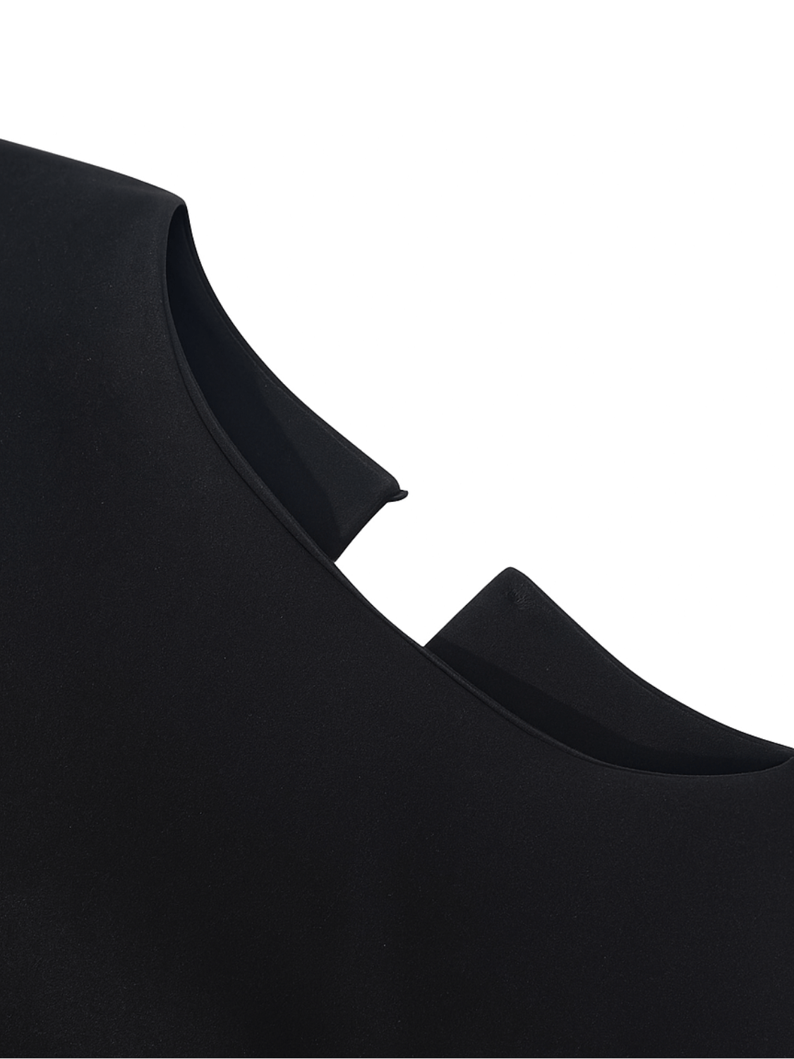 Vestido Longo Sem Mangas com Design Bicolor Diagonal Elegante - Alane