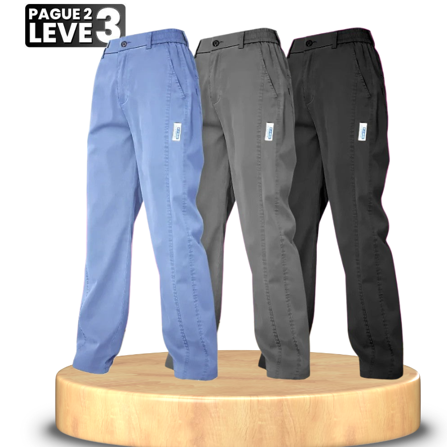 Calça Feminina Aurora em Malha de Seda Gelo e Poliéster - [Pague 2, Leve 3] + 2 Brindes!