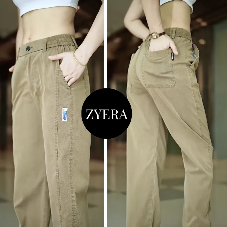 Calça Feminina Aurora em Malha de Seda Gelo e Poliéster - [Pague 2, Leve 3] + 2 Brindes!