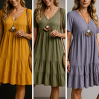 Kit 3 Vestidos Feminino FinaFlor - (Último Dia de Promoção)