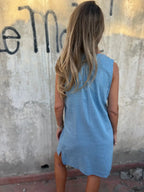 Vestido Charlotte – Sofisticação Europeia em Cada Detalhe - Linho Premium (Leve e Soltinho)