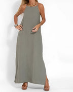 Vestido Stella - Linho Premium | Super Fresco (Estilo Americano e Europeu)