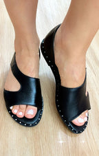 Sandália em Couro Comfort Aurora - Seus Pés nas Nuvens [Compre 1, Leve 2] + Frete Grátis Hoje!